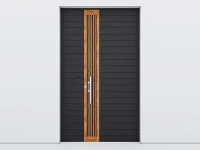Aluminium door 77 3D model