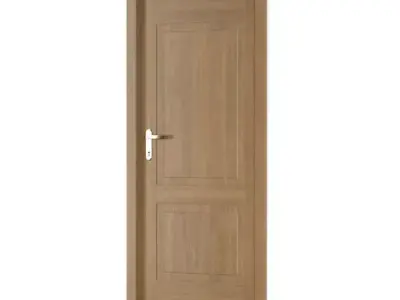 Wooden Door 3D model