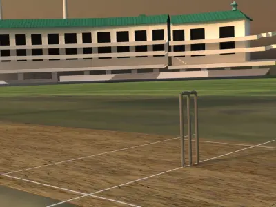 NewZealand Cricket Stadium 3D model