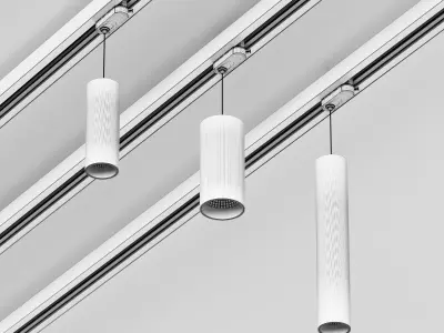 Track light HOKASU Tube Hang TR2 Free 3D model