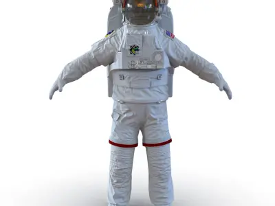  Extravehicular Mobility Unit Rigged for Maya 