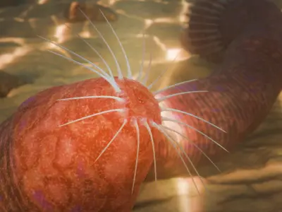 Ottoia Low-poly 3D model