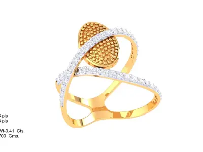  Women Ring MTL 3dm STL OBJ FBX Details 3D print model 45