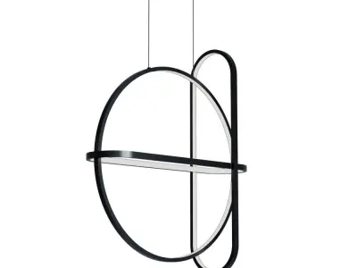 Portici LED Chandelier 3D model