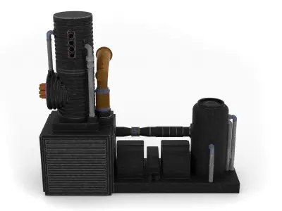 Speederbike Charge Station 1-6 scale Hottoys 3D print model