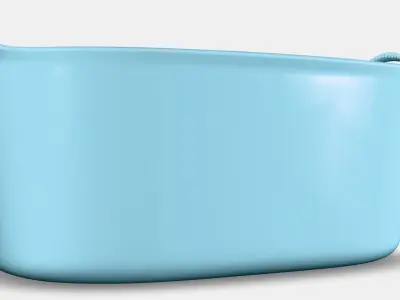 TORKIS laundry basket flexible Free low-poly 3D model