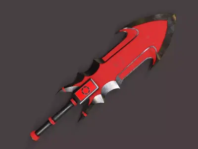 Sci-Fi Sword V4 Low-poly 3D model
