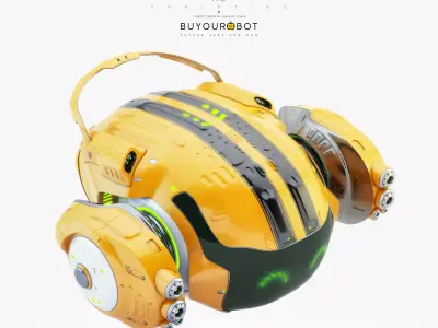 Sprinting drone II  3D model