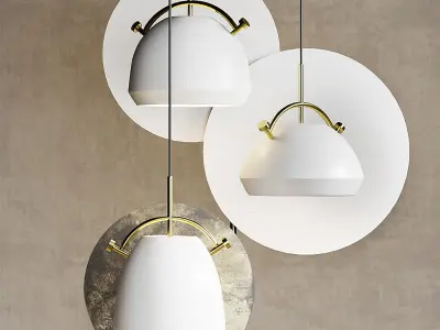 PULL - Ceiling hanging lamp in Scandinavian style 3D model