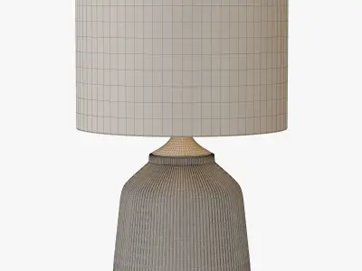 Roar Rabbit Ripple Ceramic Table Lamp 3D model