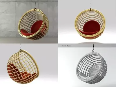 Kata hanging chair 3D model