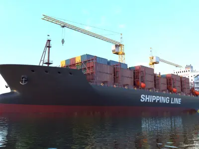  Bulk Container Ship Carrier 