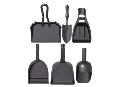 Lab Sampling Scoops - Steel Close Scoops - Leaf Scoops 3D print model