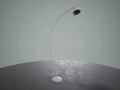 Floor Lamp Low-poly 3D model