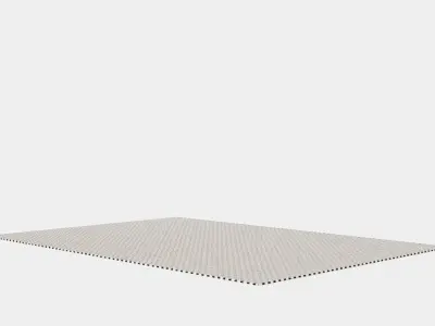 Cotton Rug Low-poly 3D model