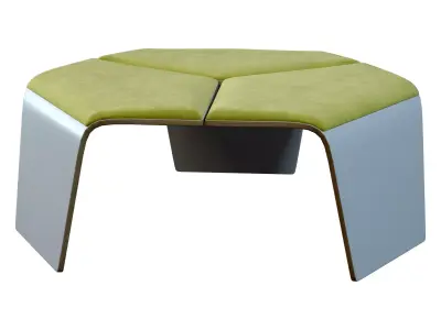 Brunner Hoc Lounge Low-poly 3D model