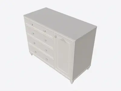 Cilek Romantic Dresser 3D model