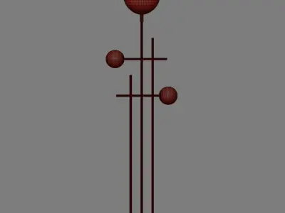 Possini Euro Astrid 3-Light 3D model