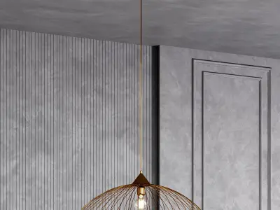 Onza Easy Chandelier by Ideas4lighting Low-poly 3D model