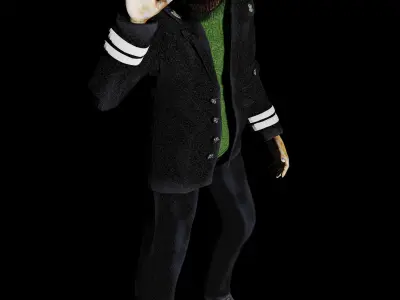 Latarnik - Lighthouse Keeper Low-poly 3D model