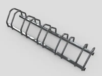 Bicycle Stand 2 Low-poly 3D model
