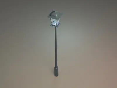 Street Lamp 3D model 8