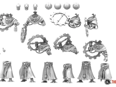 Dark Techno - Teslarite Converters 3D print model