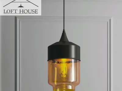 Hanging lamp LOFT HOUSE P-172 3D model