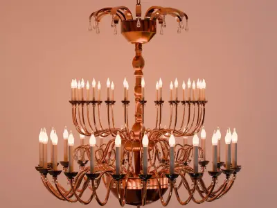 Chandelier 3D model 17