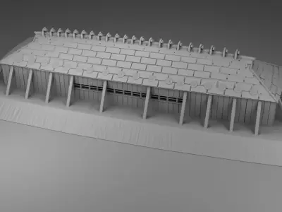 Detailing vikings house 3D print model