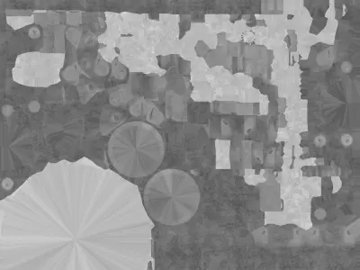 scaffold scaffolding tower with two people 3D model