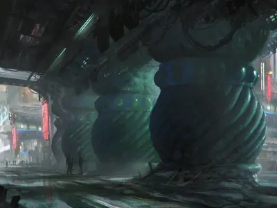 Blade Runner column 3D print model