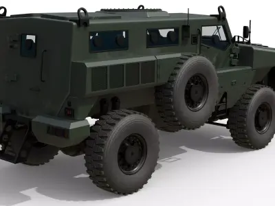 Marauder  Family  MRAP 3D model