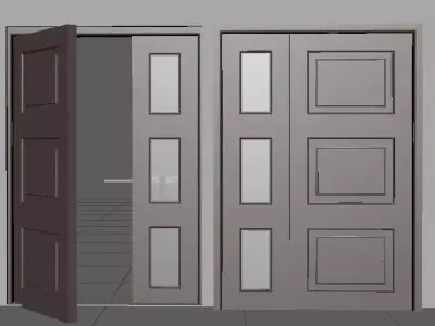 Entrance  door  3D model