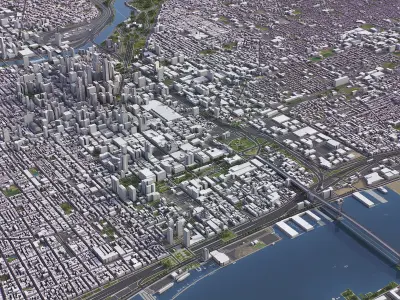 Philadelphia - Metropolitan Area 3D Model Pack