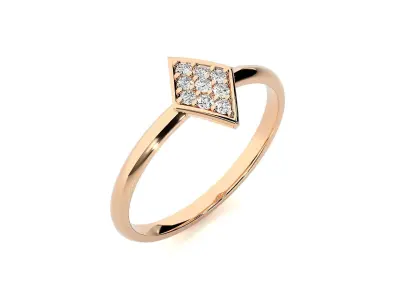 Women ring 3D print model 132