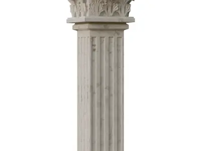 Corinthian Column 3D model shop