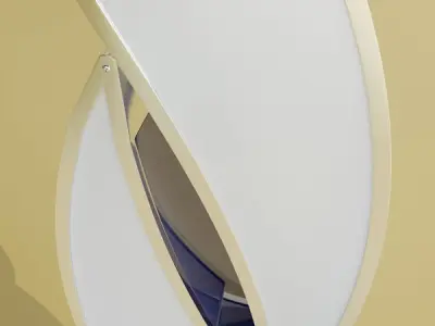 Modern Floor Lamp 02 3D model