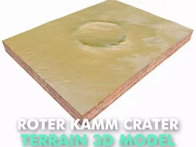 Roter Kamm Crater Namibia 3D model