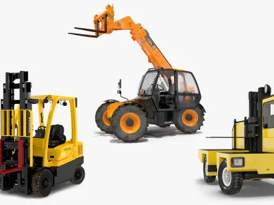  Forklifts Rigged Collection 