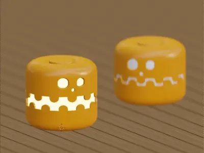 Pumpkin Night Light  3D model