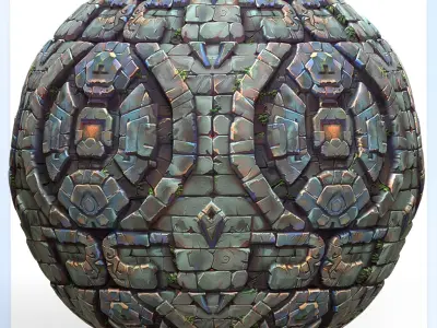 Stylized Wall Seamless Texture Texture 137
