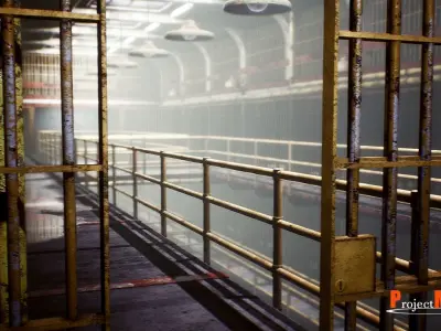 UE4 Prison Package V1- v002 Low-poly 3D model