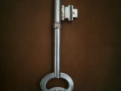 Door key Free 3D model purchase