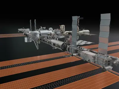 NASA International Space Station 3D model