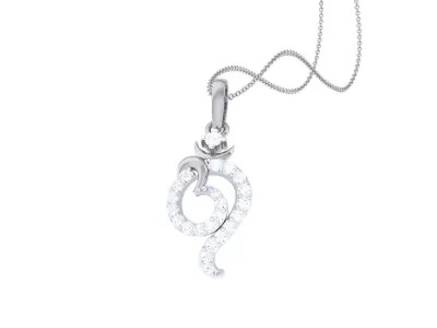 Spiritual Om Pendant 3D print model