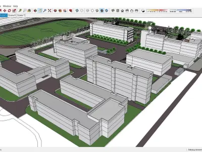 Sketchup School and University 130 3D model