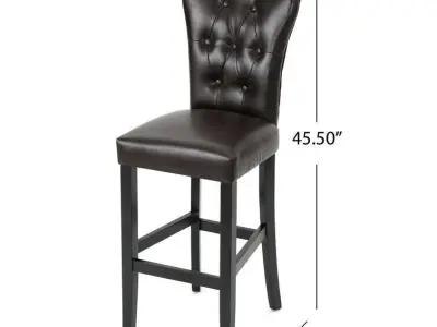 Schiller Pub Bar Stool High Tall Chair -- 2  Colour 3D model