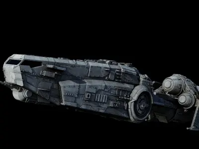 YV-337 light freighter  - Star Wars 3D model