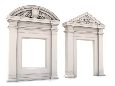 Classic windows 3D model